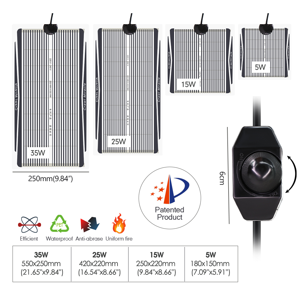 EU/AU/UK/US Graphene Material  - огляд і ціна Seedling Heat Pad
